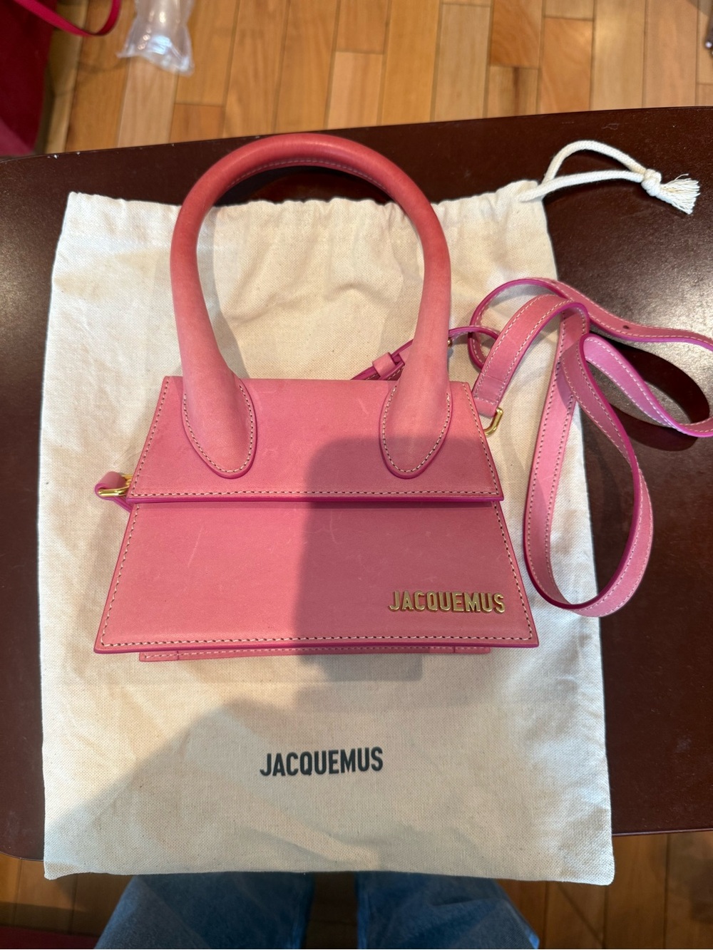 Jacquemus Le Chiquito Pink Leather Top-Handle Bag